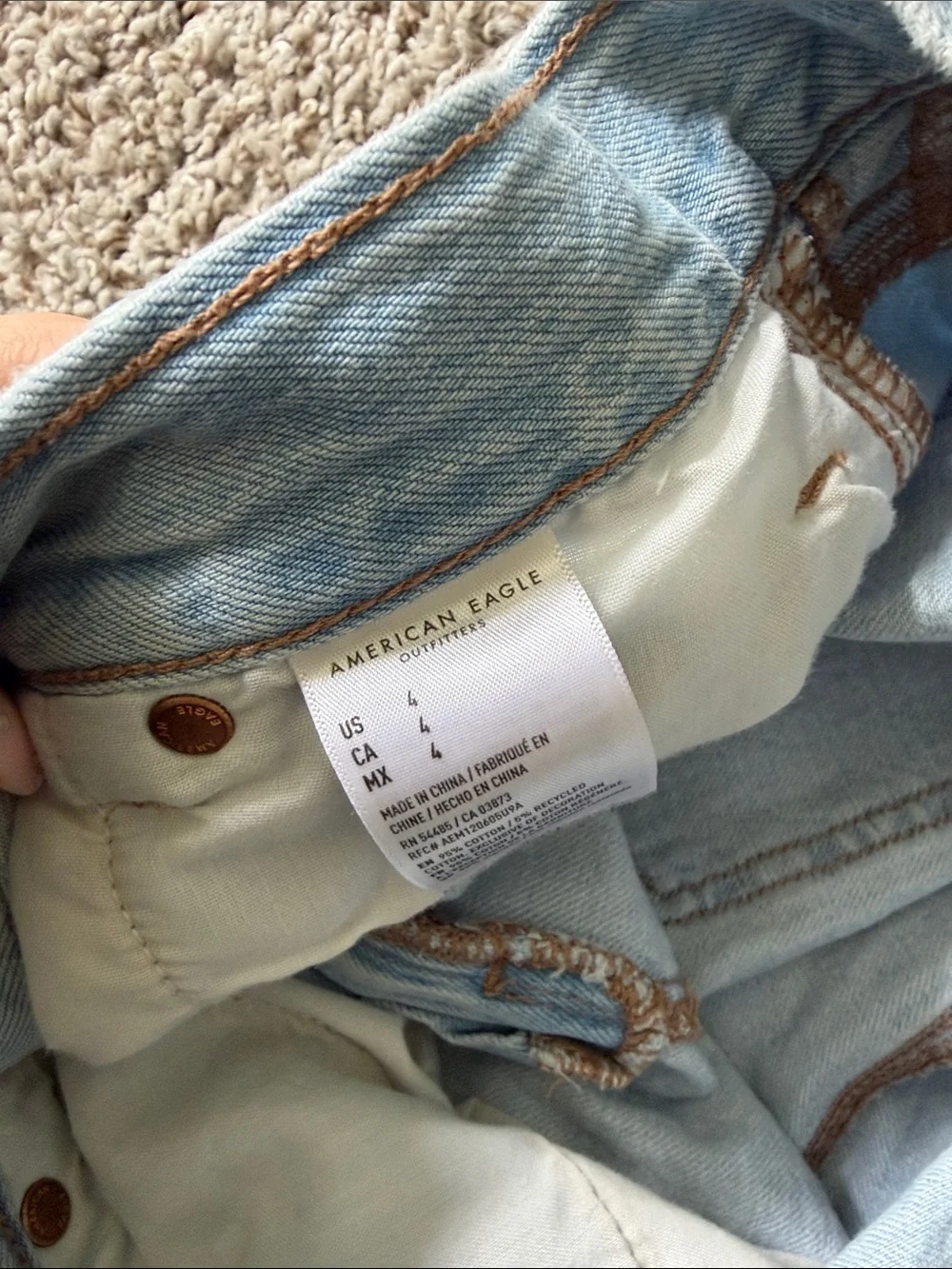 American Eagle Outfitters light blue